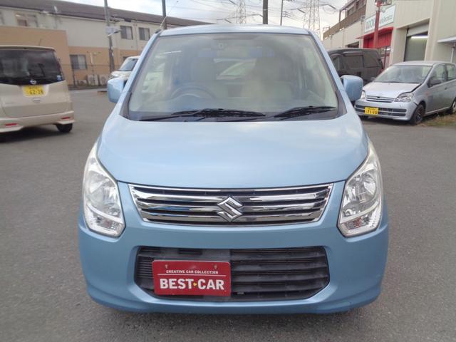 ワゴンR FX キーレス 純正CD ドライブレコーダー前後カメラ ETC アイドリングSTOP オートAC Wエアバッグ ABS ベンチシート 記録簿 取説(22枚目)