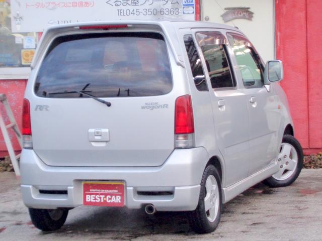 ワゴンＲ ＲＲ－Ｆ　キーレス　社外ＣＤ　ＥＴＣ　電動格納ミラー　ＰＶガラス　純正エアロ　１３ｉｎｃアルミ（2枚目）