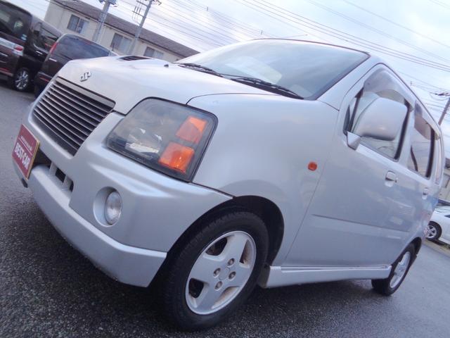 ワゴンＲ ＲＲ－Ｆ　キーレス　社外ＣＤ　ＥＴＣ　電動格納ミラー　ＰＶガラス　純正エアロ　１３ｉｎｃアルミ（21枚目）