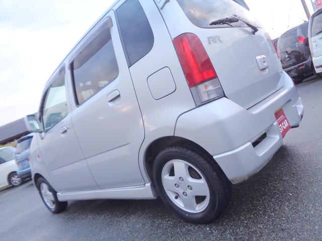 ワゴンＲ ＲＲ－Ｆ　キーレス　社外ＣＤ　ＥＴＣ　電動格納ミラー　ＰＶガラス　純正エアロ　１３ｉｎｃアルミ（23枚目）