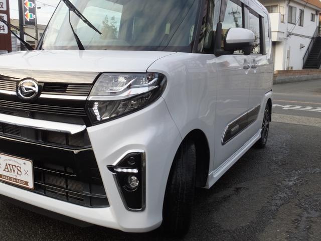 タント カスタムＲＳ　純正９インチナビ　全方位カメラ　衝突軽減装置　フルセグ　スマートアシスト　両側パワースライドドア　ハーフレザーシート　パーキングアシスト　クルコン　ＬＥＤヘッド　シートヒーター　ＵＳＢジャック（9枚目）