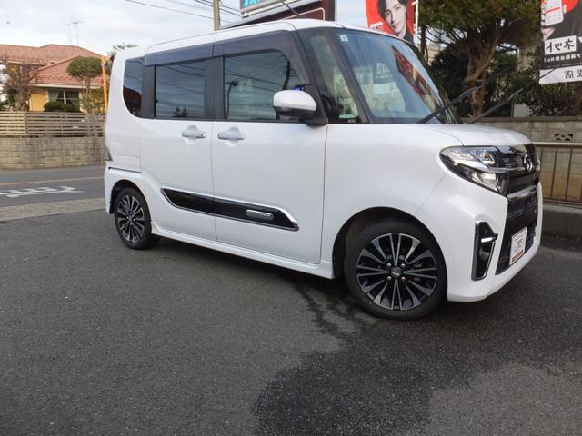 タント カスタムＲＳ　純正９インチナビ　全方位カメラ　衝突軽減装置　フルセグ　スマートアシスト　両側パワースライドドア　ハーフレザーシート　パーキングアシスト　クルコン　ＬＥＤヘッド　シートヒーター　ＵＳＢジャック（10枚目）