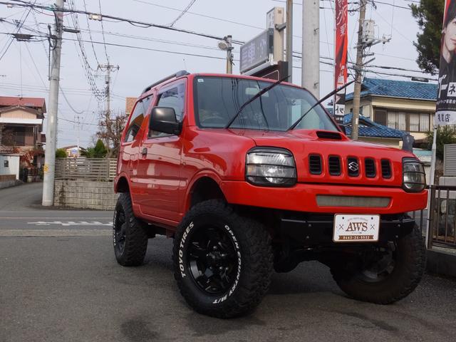 ジムニー ＸＣ　リフトアップ　社外バンパー　社外マフラー　オートマ　サイドバイザー　オープンカントリー　ラテラルロッド　スキッドプレート　テールガード　ヘッドライトガード（5枚目）