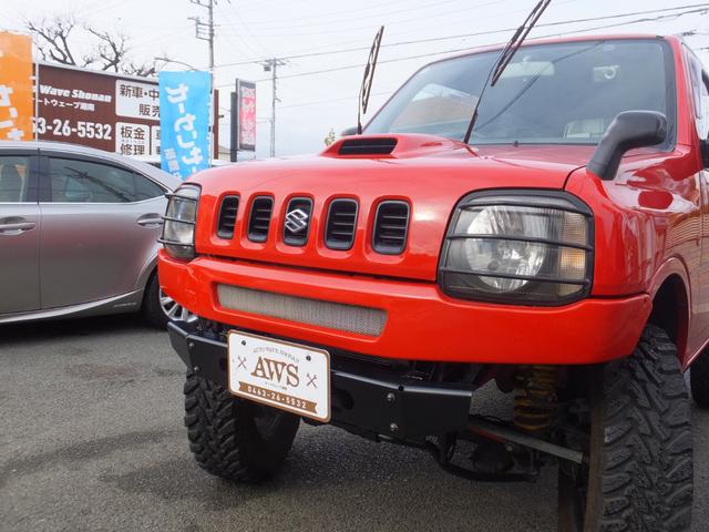 ジムニー ＸＣ　リフトアップ　社外バンパー　社外マフラー　オートマ　サイドバイザー　オープンカントリー　ラテラルロッド　スキッドプレート　テールガード　ヘッドライトガード（8枚目）