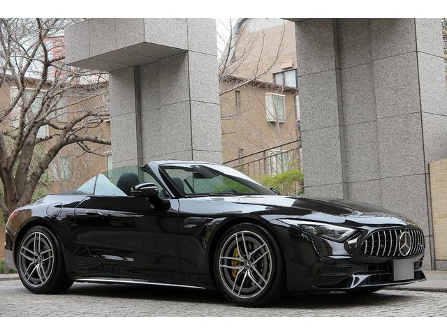 SL SL43 左H 赤幌 黒レザー コーティング施工済み(8枚目)