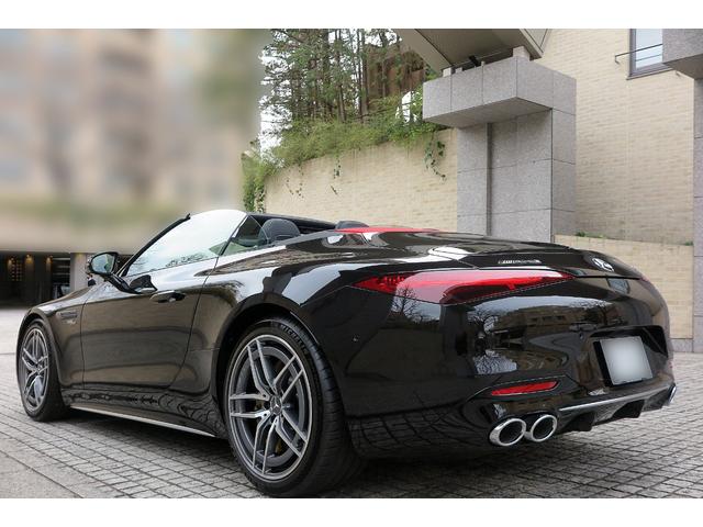 SL SL43 左H 赤幌 黒レザー コーティング施工済み(10枚目)