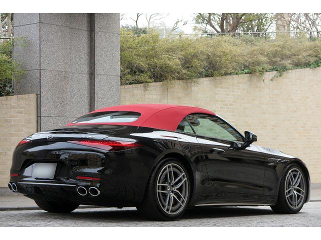 SL SL43 左H 赤幌 黒レザー コーティング施工済み(12枚目)