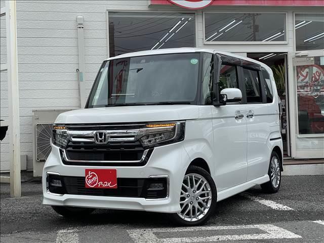 Ｎ－ＢＯＸカスタム カスタム　Ｌターボ　ホンダセンシング　純正ナビ　ホンダセンシング　純正エアロ　ドラレコ　買取直販　１オーナー車両　神奈川県藤沢市　両側パワースライドドア　純正９インチナビＴＶ　ホンダセンシング　スマートキー　ハーフレザー（4枚目）