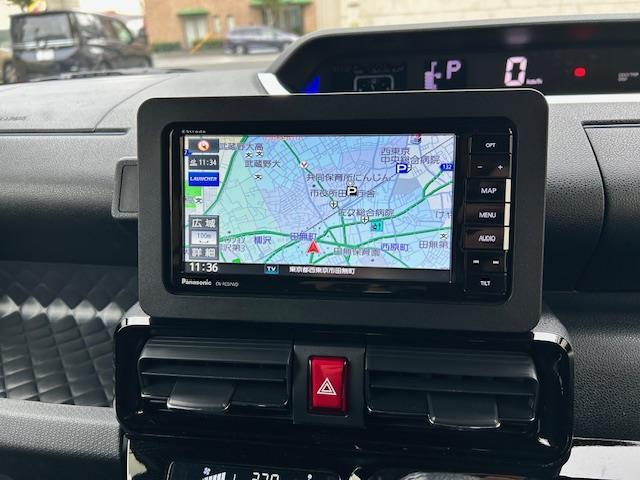 タント カスタムＸ　社外ナビ（フルセグＴＶ、ＤＶＤ、ＣＤ）／Ｂｌｕｅｔｏｏｔｈ／前後ドラレコ／両側パワースライド／全席ヒートシーター／バックモニター／スマートアシスト／衝突軽減ブレーキ／車線逸脱抑制／コーナーセンサー（3枚目）