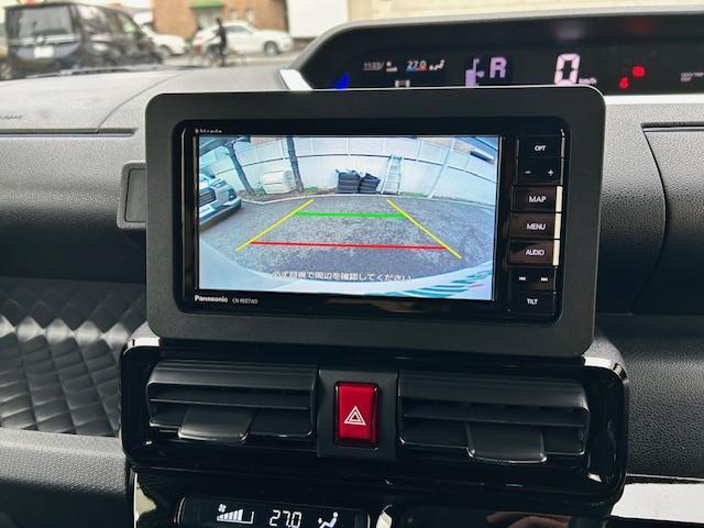 タント カスタムＸ　社外ナビ（フルセグＴＶ、ＤＶＤ、ＣＤ）／Ｂｌｕｅｔｏｏｔｈ／前後ドラレコ／両側パワースライド／全席ヒートシーター／バックモニター／スマートアシスト／衝突軽減ブレーキ／車線逸脱抑制／コーナーセンサー（5枚目）