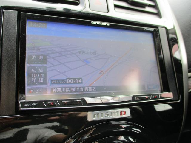 マーチ ニスモ　Ｓ　５ＭＴ　禁煙車　フルエアロ　ＮＩＳＭＯ専用パーツ　ＨＤＤサイバーナビＴＶフルセグ　ＣＤＤＶＤ再生Ｍサーバー　ＥＴＣ　純正ドアバイザー　純正１６ＡＷ　タイミングチェーン　プッシュスタート　インテリキー２（26枚目）