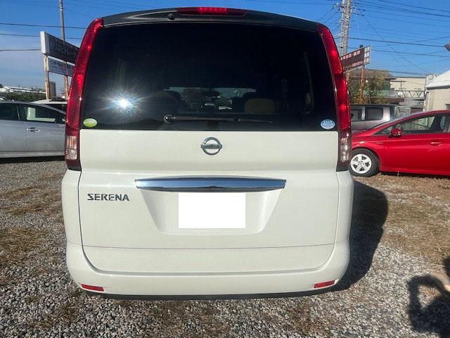 セレナ ２０Ｇ　ＴＶナビ　ＥＴＣ　ＦＯＧ　バックカメラ　両側自動ドア　８人乗り　ＢＬＵＥＴＯＯＴＨ　アルミ付き　キーレス　スペアキーあり　記録簿あり（17枚目）