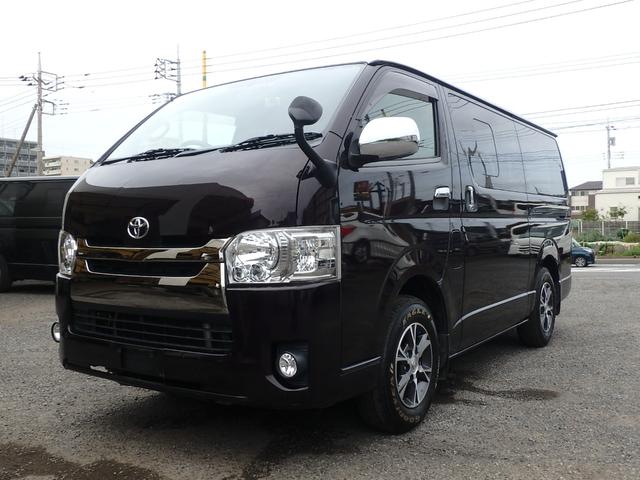 レジアスエースバン スーパーＧＬ　ダークプライムＩＩ　５型　軽油　２８００ｃｃターボ　２ＷＤ　６速ＡＴ　ＴＳＳ無し　ＶＳＣ＆ＴＲＣ　ＬＥＤヘッドライト　ＳＤナビＴＶ　バックカメラ　ＥＴＣ２．０　ＡＣ１００Ｖ電源　Ｗエアバック　純正アルミ　スマートキー２個（39枚目）