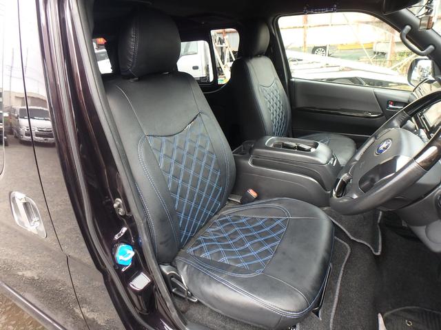 レジアスエースバン スーパーＧＬ　ダークプライムＩＩ　５型　軽油　２８００ｃｃターボ　２ＷＤ　６速ＡＴ　ＴＳＳ無し　ＶＳＣ＆ＴＲＣ　ＬＥＤヘッドライト　ＳＤナビＴＶ　バックカメラ　ＥＴＣ２．０　ＡＣ１００Ｖ電源　Ｗエアバック　純正アルミ　スマートキー２個（46枚目）