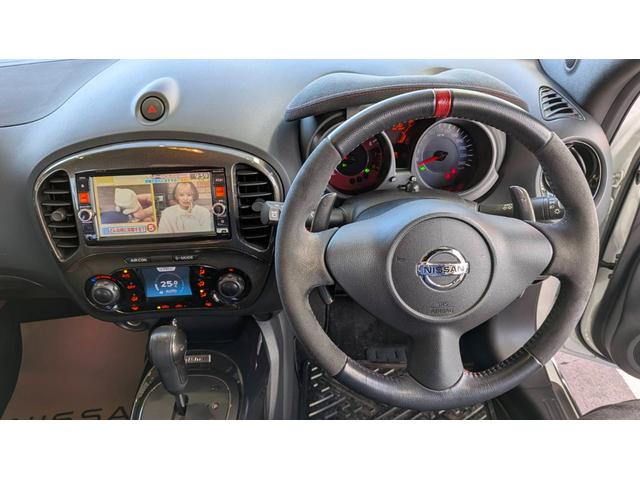 ジューク ニスモ RS 4WD ナビTVパノラミックビューモニター ドラレコ ETC 18インチアルミホイール オートライト(12枚目)