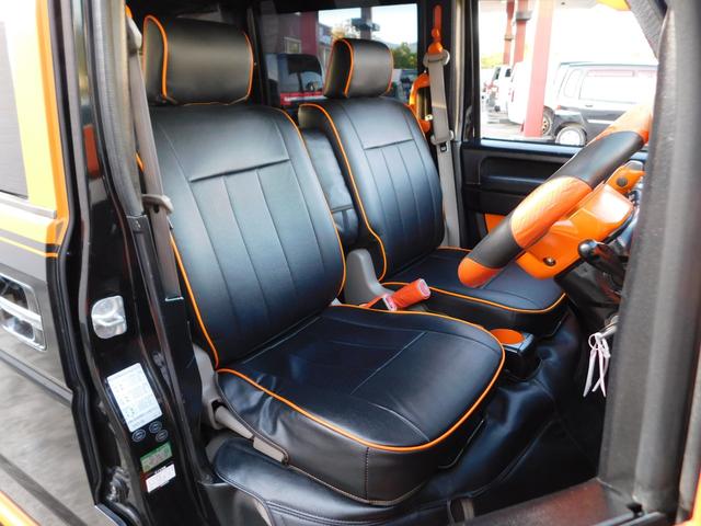 エブリイワゴン ＰＺターボスペシャル　４ＷＤ　ターボ　アーリーバス仕様　内外装ブラックオレンジツートン　メッキホイールキャップ　両側パワスラ　カロッツェリアナビ　バックカメラ　ＴＶ　Ｂｌｕｅｔｏｏｔｈ　ＥＴＣ　シートヒーター　キーレス（33枚目）