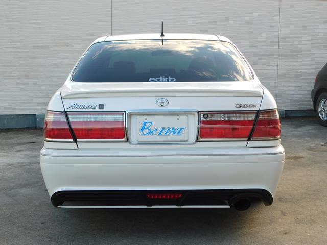 クラウン アスリートＶ　５ＭＴ換装　社外フルエアロ　ＳＴ－ＧＡＲＡＧＥ車高調　前置きＩＣ　社外マフラー　ＢＲＩＤＥシート　社外１７インチＡＷ　カロッツェリアナビ　ＴＶ　Ｂｌｕｅｔｏｏｔｈ（10枚目）