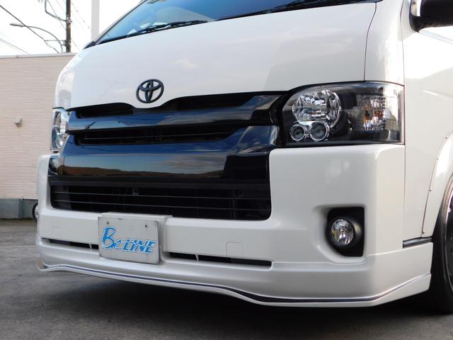 ハイエースワゴン GL 社外フルエアロ ローダウン 社外20インチAW オーバーフェンダー パワースライド ナビ バックカメラ TV Bluetooth シートカバー 社外マフラー 社外テール ETC(15枚目)