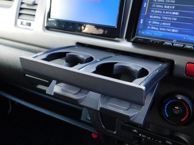 ハイエースワゴン GL 社外フルエアロ ローダウン 社外20インチAW オーバーフェンダー パワースライド ナビ バックカメラ TV Bluetooth シートカバー 社外マフラー 社外テール ETC(46枚目)