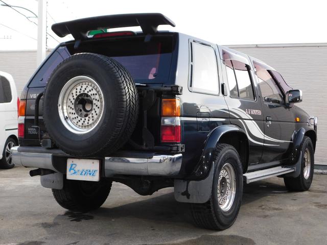 テラノ ワイドＲ３Ｍ　ＡＪリミテッド　４ＷＤ　走行４万ｋｍ　フロントガード　リアスポイラー　フォグランプ　専用サイドデカール　純正１５インチＡＷ　ＫＥＮＷＯＯＤ２ＤＩＮデッキ　サイドバイザー　ＥＴＣ（11枚目）