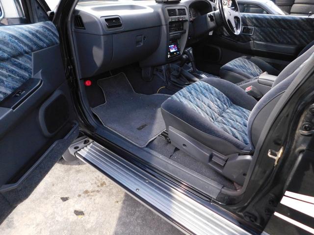 テラノ ワイドＲ３Ｍ　ＡＪリミテッド　４ＷＤ　走行４万ｋｍ　フロントガード　リアスポイラー　フォグランプ　専用サイドデカール　純正１５インチＡＷ　ＫＥＮＷＯＯＤ２ＤＩＮデッキ　サイドバイザー　ＥＴＣ（32枚目）