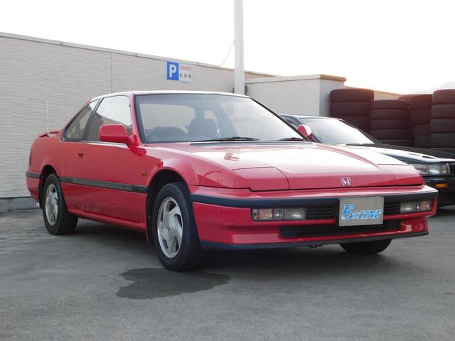 プレリュード ＸＸ　オートマ　４ＷＳ　レッド全塗装済　サンルーフ　純正１４インチＡＷ　純正リアスポ（4枚目）