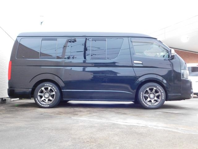 ハイエースワゴン GL 4型フェイス パナソニックフローティングナビ アルパインフリップダウン バックカメラ 2ndセパレートシート移植 ワークCRAG16インチ TOYOホワイトレタータイヤ PIVOTコントローラー(5枚目)