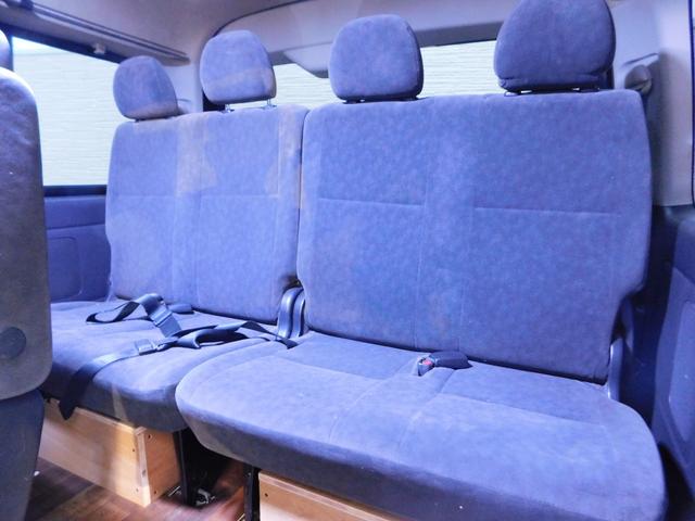 ハイエースワゴン GL 4型フェイス パナソニックフローティングナビ アルパインフリップダウン バックカメラ 2ndセパレートシート移植 ワークCRAG16インチ TOYOホワイトレタータイヤ PIVOTコントローラー(37枚目)