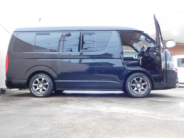 ハイエースワゴン GL 4型フェイス パナソニックフローティングナビ アルパインフリップダウン バックカメラ 2ndセパレートシート移植 ワークCRAG16インチ TOYOホワイトレタータイヤ PIVOTコントローラー(48枚目)