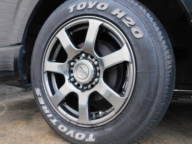 ハイエースワゴン GL 4型フェイス パナソニックフローティングナビ アルパインフリップダウン バックカメラ 2ndセパレートシート移植 ワークCRAG16インチ TOYOホワイトレタータイヤ PIVOTコントローラー(55枚目)