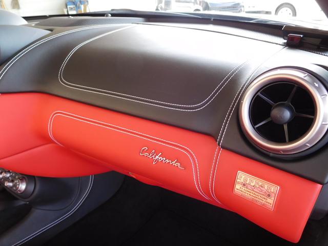 カリフォルニア ベースグレード　正規ディーラー車　左ハンドル　赤革シート　クライスジーク可変マフラー　ＯＰダイヤモンドフィニッシュ鍛造２０ＡＷ（33枚目）