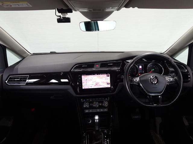 ゴルフトゥーラン TDI ハイライン 7人乗り/禁煙車/記録簿/ナビ地デジ/CarPlay/Bluetooth/Bカメラ/LED/ETC/スマートキー/スペアキー/ACC/シートヒーター/パドルシフト/パワーゲート/プリクラッシュブレーキ(3枚目)