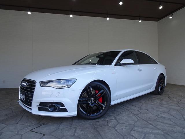 A6 2.0TFSIクワトロ Sラインパッケージ 禁煙車/記録簿/本革/オリジナルブラックホイール&レッドキャリパー/純正ナビ/Bluetooth/BOSE/Bカメラ/ドラレコ/LED/スマートキー/スペアキー/ACC/シートヒーター/パドルシフト/(2枚目)