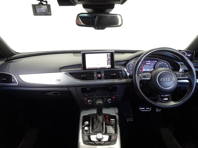 A6 2.0TFSIクワトロ Sラインパッケージ 禁煙車/記録簿/本革/オリジナルブラックホイール&レッドキャリパー/純正ナビ/Bluetooth/BOSE/Bカメラ/ドラレコ/LED/スマートキー/スペアキー/ACC/シートヒーター/パドルシフト/(3枚目)