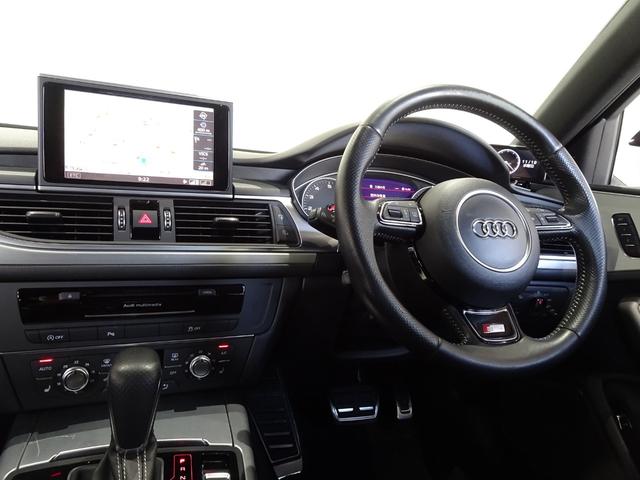 A6 2.0TFSIクワトロ Sラインパッケージ 禁煙車/記録簿/本革/オリジナルブラックホイール&レッドキャリパー/純正ナビ/Bluetooth/BOSE/Bカメラ/ドラレコ/LED/スマートキー/スペアキー/ACC/シートヒーター/パドルシフト/(6枚目)