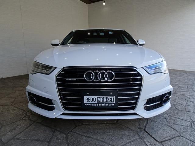 A6 2.0TFSIクワトロ Sラインパッケージ 禁煙車/記録簿/本革/オリジナルブラックホイール&レッドキャリパー/純正ナビ/Bluetooth/BOSE/Bカメラ/ドラレコ/LED/スマートキー/スペアキー/ACC/シートヒーター/パドルシフト/(8枚目)