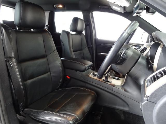 ジープ・グランドチェロキー リミテッド　禁煙車／記録簿／本革／ナビ地デジ／Ｂｌｕｅｔｏｏｔｈ／Ｆ＆Ｓ＆Ｂカメラ／ドラレコ／ＨＩＤ／ＥＴＣ／スマートキー／クルコン／ヒートヒーター＆クーラー／パドルシフト／パワーゲート／サイドステップ／１８ＡＷ（24枚目）