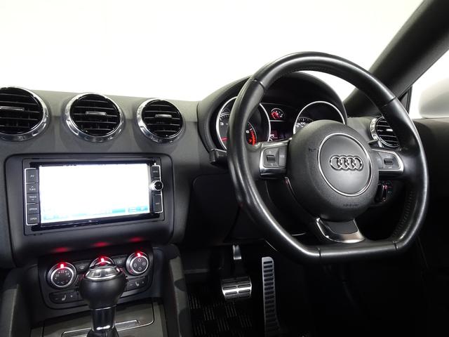 TTクーペ 2.0TFSI クワトロ 禁煙車/記録簿/本革/WORK18インチアルミ/ナビ地デジ/Bluetooth/ドライブレコーダー/HID/ETC/キーレス/パドルシフト/シートヒーター/パワーシート/オートライト/ウィンカーミラー(5枚目)