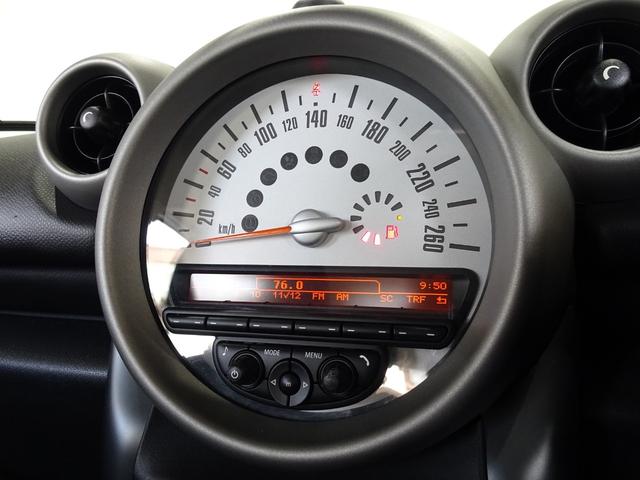 ＭＩＮＩ クーパーＳ　クロスオーバー　オール４　４ＷＤ／禁煙車／記録簿／ナビ地デジ／バックカメラ／ＨＩＤ／ＥＴＣ／プッシュスタート／スペアキー／パドルシフト／オートライト／オートエアコン／ルーフレール／電格ミラー／フォグランプ／１７インチアルミ／（34枚目）
