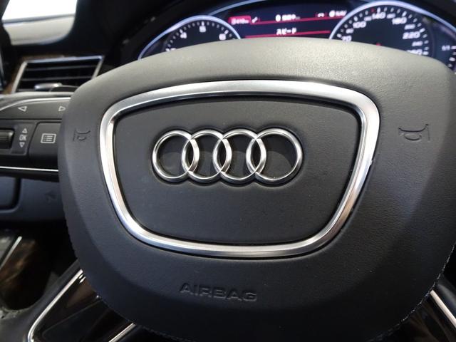 A8 3.0TFSIクワトロ 禁煙車/記録簿/本革/サンルーフ/オリジナルブラックホイール&レッドキャリパー/HDDナビ/Bluetooth/BOSE/Bカメラ/LED/クルコン/シートヒーター&AC/パドルシフト/パワートランク(45枚目)