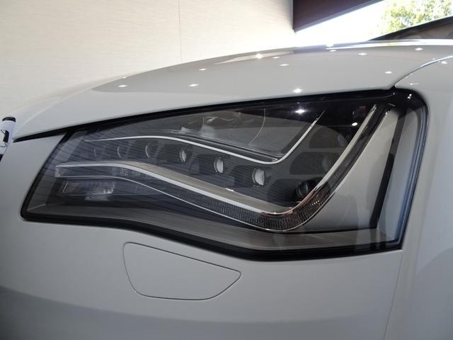 A8 3.0TFSIクワトロ 禁煙車/記録簿/本革/サンルーフ/オリジナルブラックホイール&レッドキャリパー/HDDナビ/Bluetooth/BOSE/Bカメラ/LED/クルコン/シートヒーター&AC/パドルシフト/パワートランク(58枚目)