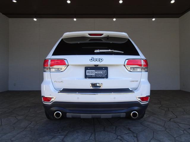 ジープ・グランドチェロキー リミテッド 禁煙車/記録簿/本革/サンルーフ/ナビ地デジ/Bluetooth/Bカメラ/HID/ETC/スマートキー/スペアキー/クルコン/パドルシフト/パワーゲート/サイドステップ/ルーフレール/オートライト/(12枚目)