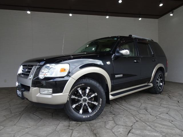 エクスプローラー エディバウアー 禁煙車/記録簿/本革/サンルーフ/ナビ地デジ/Bluetooth/Bカメラ/フリップダウン/ETC/キーレス/スペアキー/クルコン/ヒッチメンバー/ルーフレール/オートライト/A・Tタイヤ/17AW/(2枚目)