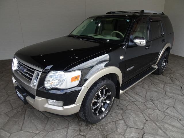 エクスプローラー エディバウアー 禁煙車/記録簿/本革/サンルーフ/ナビ地デジ/Bluetooth/Bカメラ/フリップダウン/ETC/キーレス/スペアキー/クルコン/ヒッチメンバー/ルーフレール/オートライト/A・Tタイヤ/17AW/(15枚目)