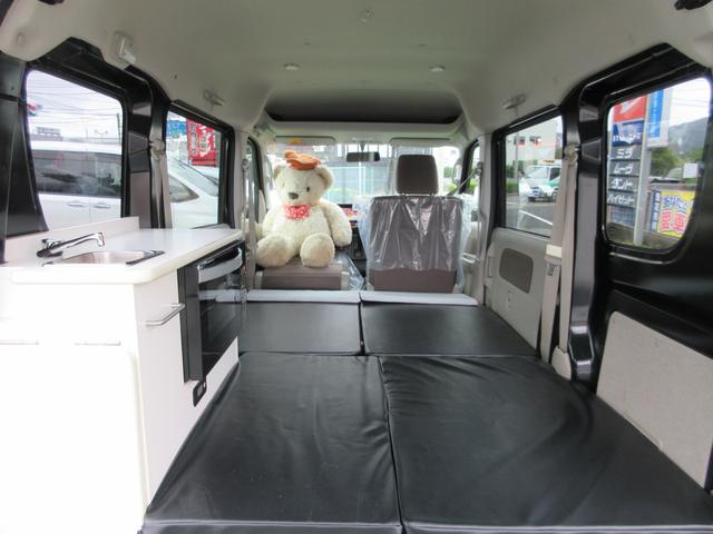 エブリイ ジョイン アウストラ製キャンビー3・電子レンジ・シンクギャレー・給排水タンク・1800Wインバーター・AC100V電源・走行充電・サブバッテリー・セラミックヒーター・軽キャン・4人乗・ナビ/フルセグ(35枚目)