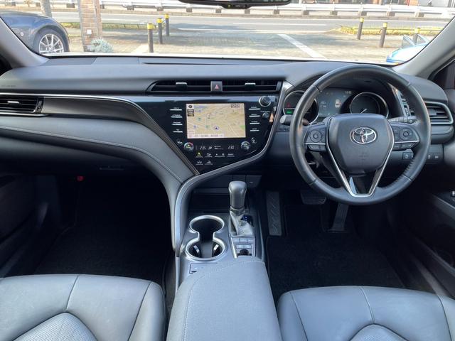 カムリ ＷＳレザーパッケージ　走行１３０５５キロ／レザーシート／純正ナビ／フルセグＴＶ／ワンオーナー（2枚目）