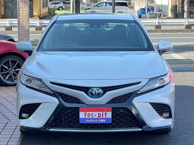 カムリ ＷＳレザーパッケージ　走行１３０５５キロ／レザーシート／純正ナビ／フルセグＴＶ／ワンオーナー（5枚目）