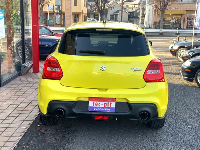 スイフトスポーツ ベースグレード　走行３５８５５Ｋｍ　カロッツェリアディスプレイオーディオ　社外メーター（7枚目）