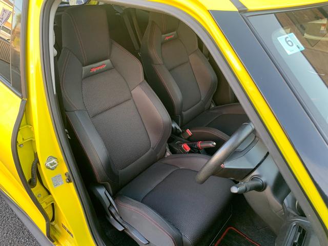 スイフトスポーツ ベースグレード　走行３５８５５Ｋｍ　カロッツェリアディスプレイオーディオ　社外メーター（13枚目）