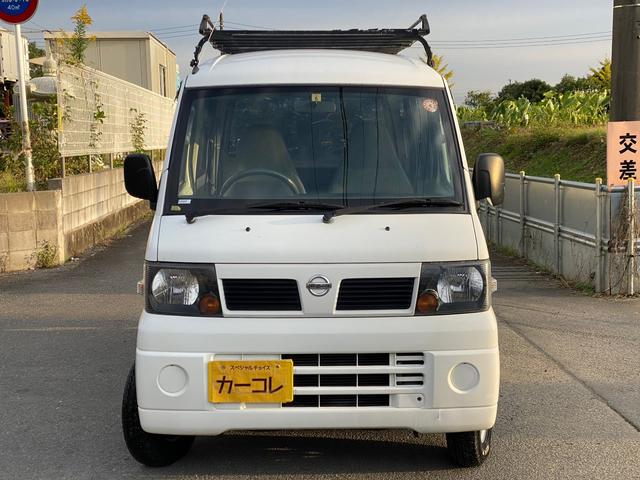 DX 記録簿 ハイルーフ オートマ 4人乗り ルーフキャリア エアコン パワステ フルフラットシート 運転席・助手席エアバッグ(2枚目)